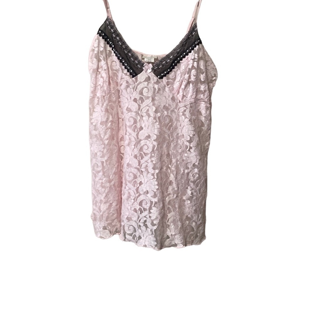 Secret Treasures  pink lace cami